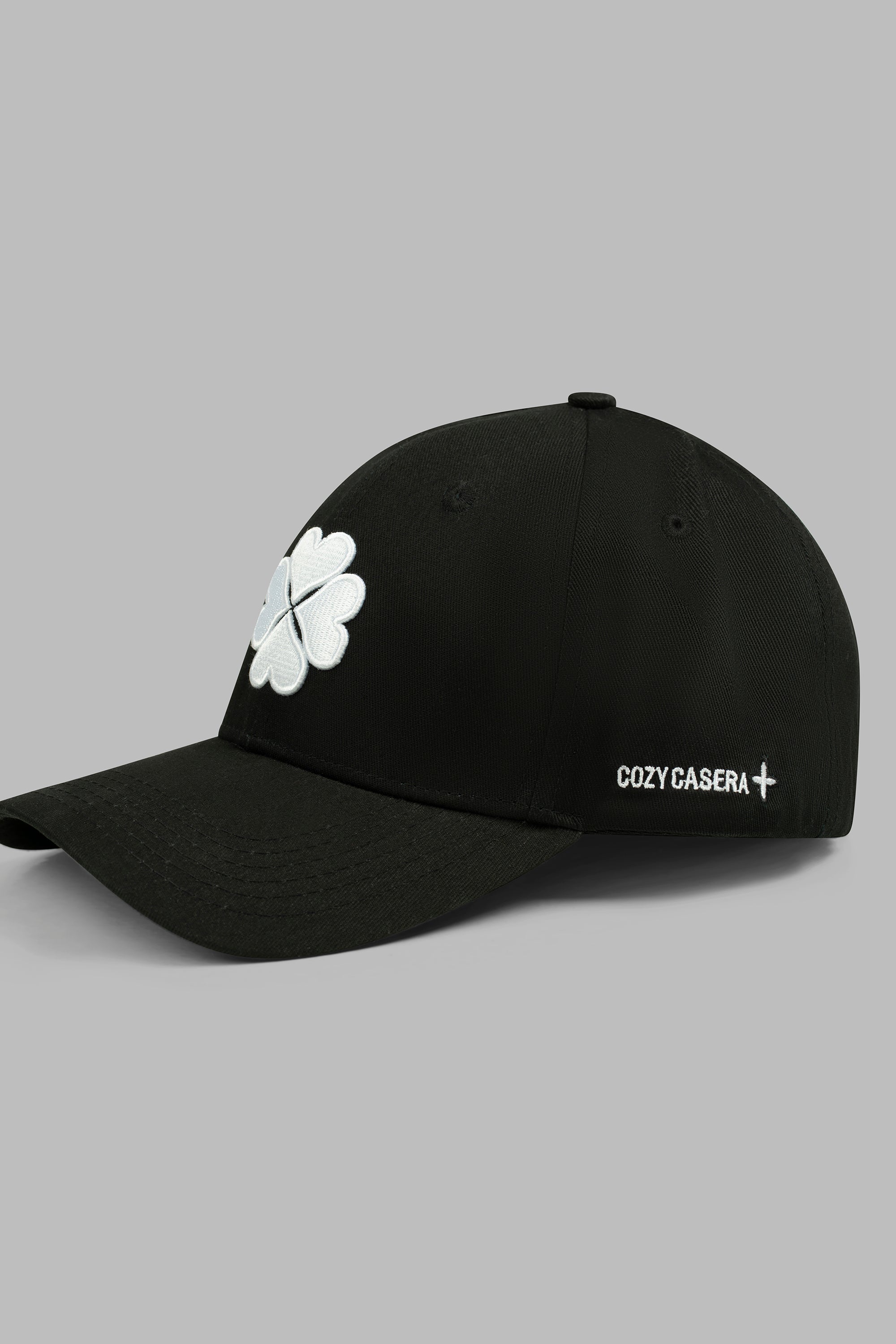 Jet black 4hearts Baseball Cap