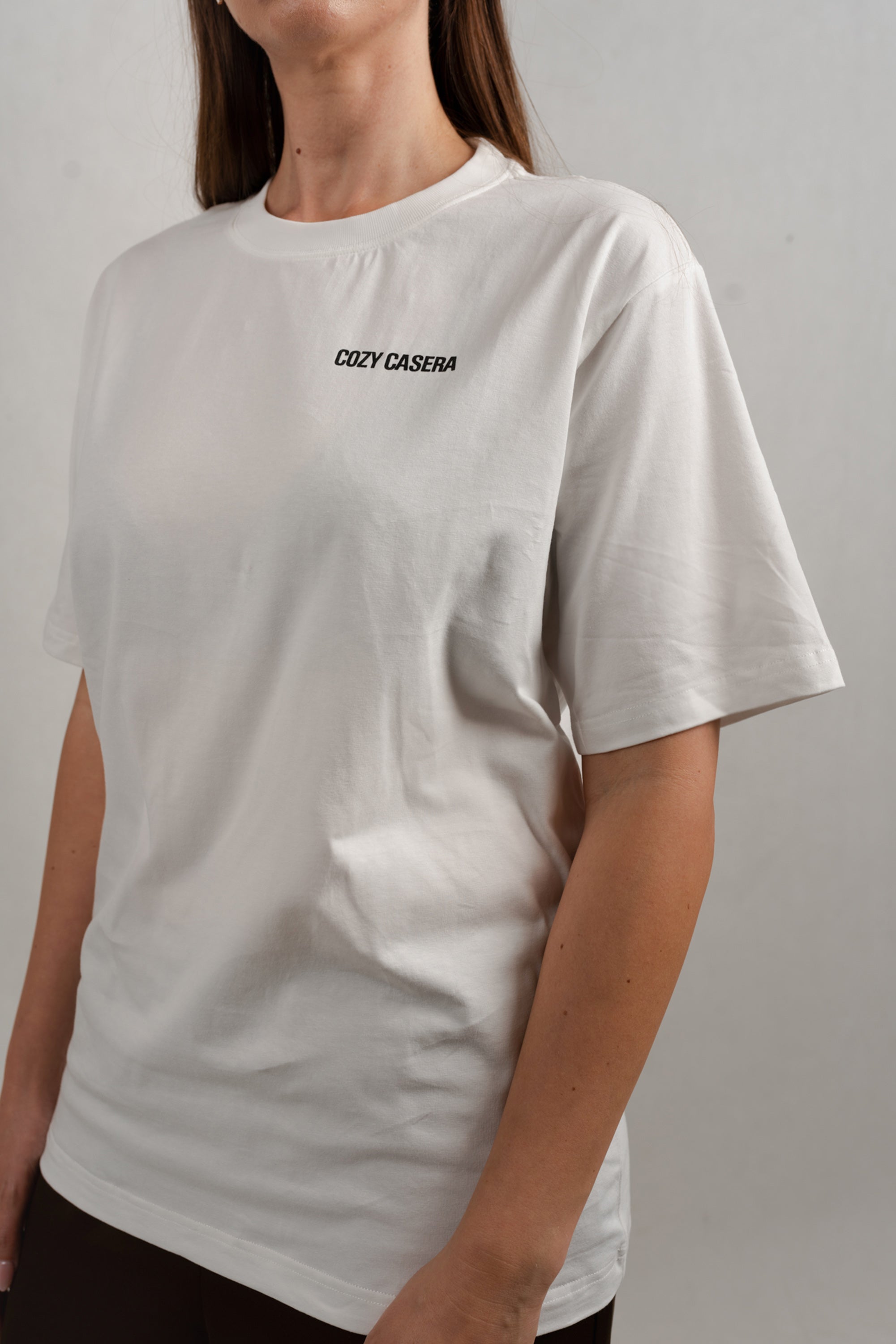 Cozy Casera Essential Tee Hvid