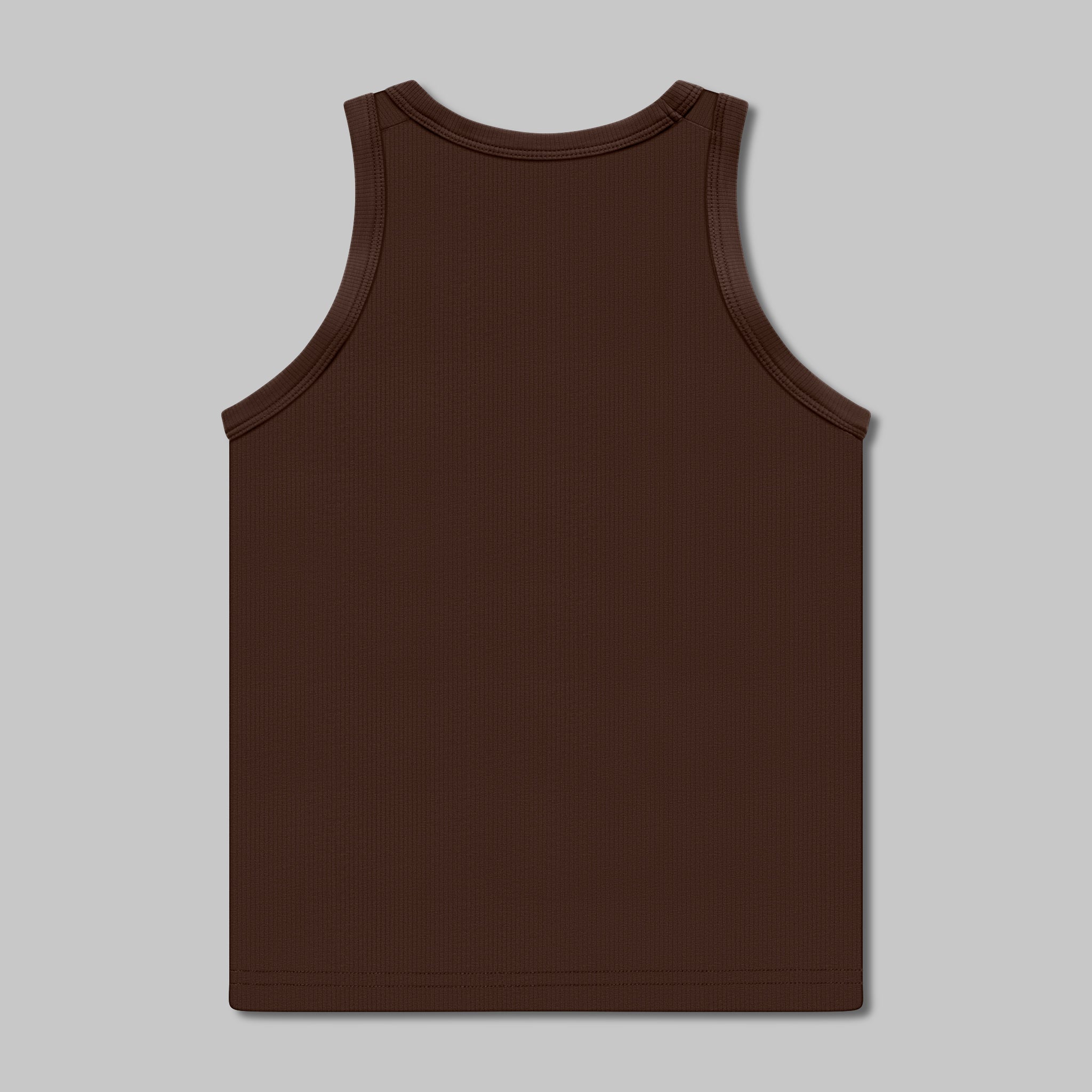 Brun tanktop med indbygget BH