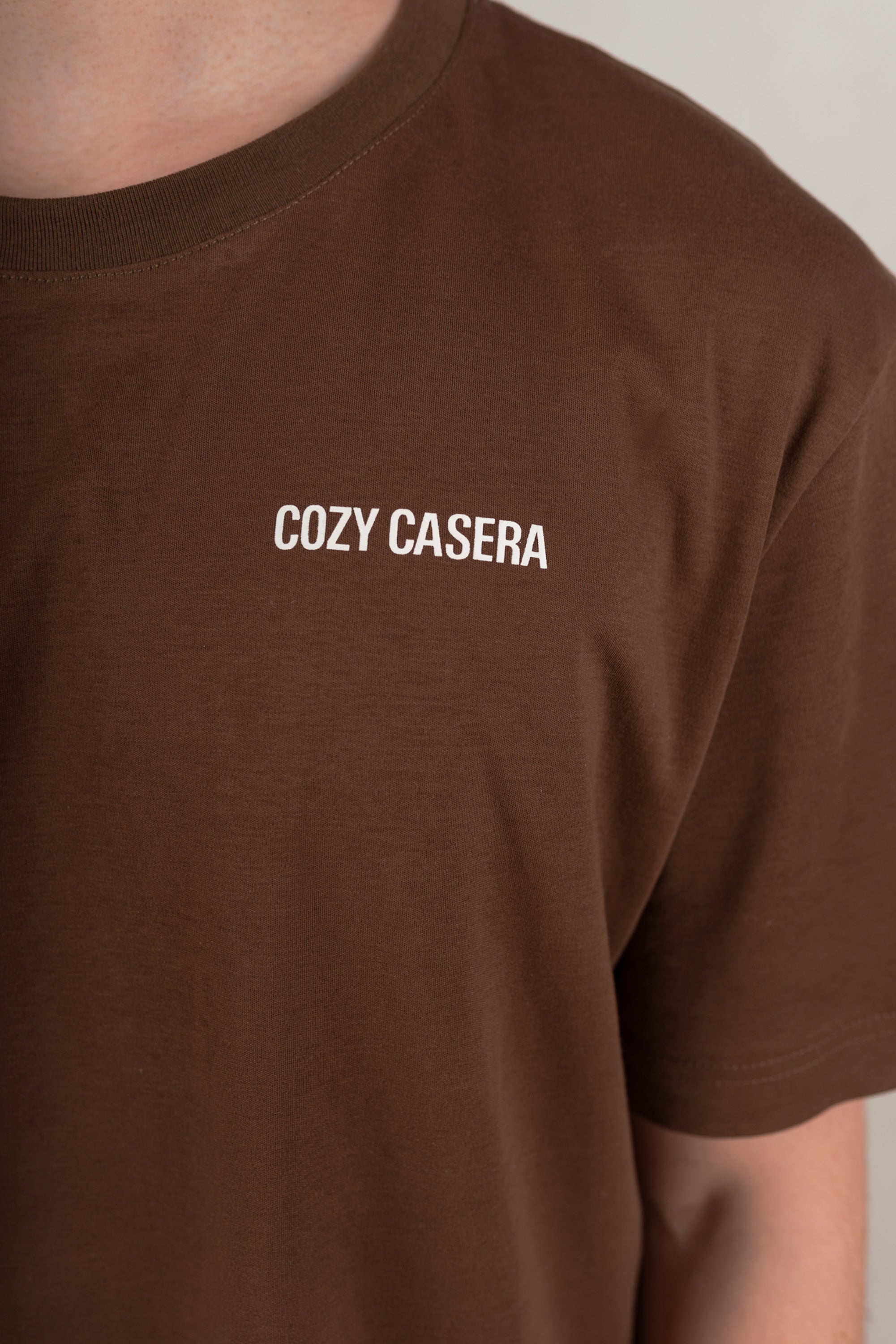 Cozy Casera Essential Tee Brun