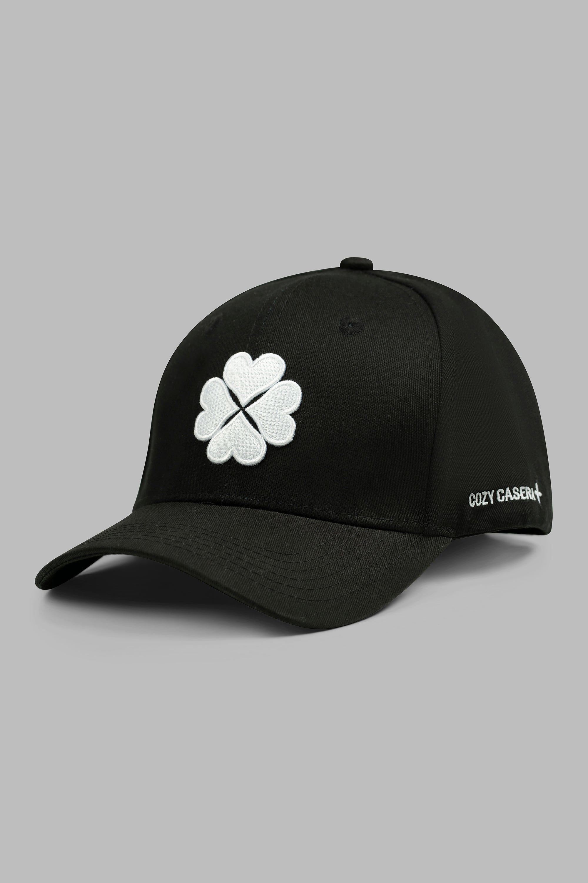 Jet black 4hearts Baseball Cap
