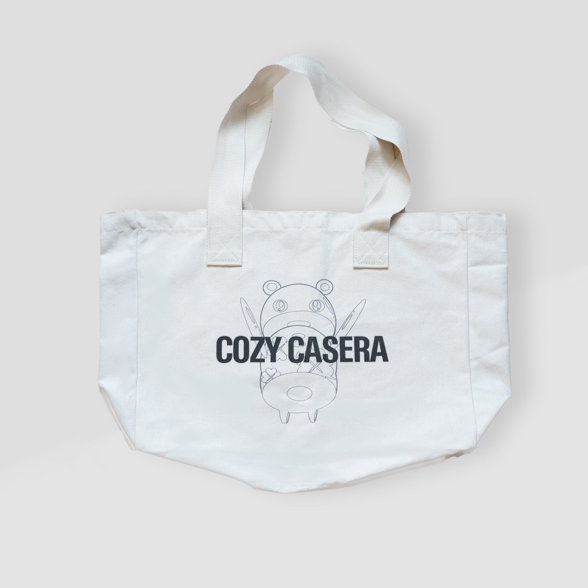 NFT Bear Canvas Tote Bag - Cozy Casera